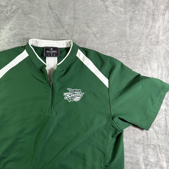Holloway Other - Holloway Oregon Park Sharks Allstar Baseball Pullover Short Sleeve Jacket Large
